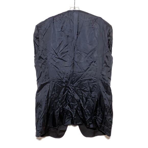 Z Zegna Classic Natural Comfort Black Blazer Suit Jacket 46R Wool Made In Spain - Picture 8 of 14